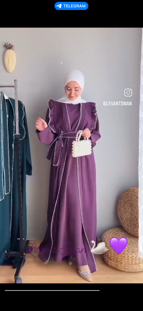 Abaya 2pec - Elegant