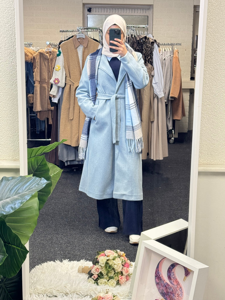 Cozy Belted Overcoat