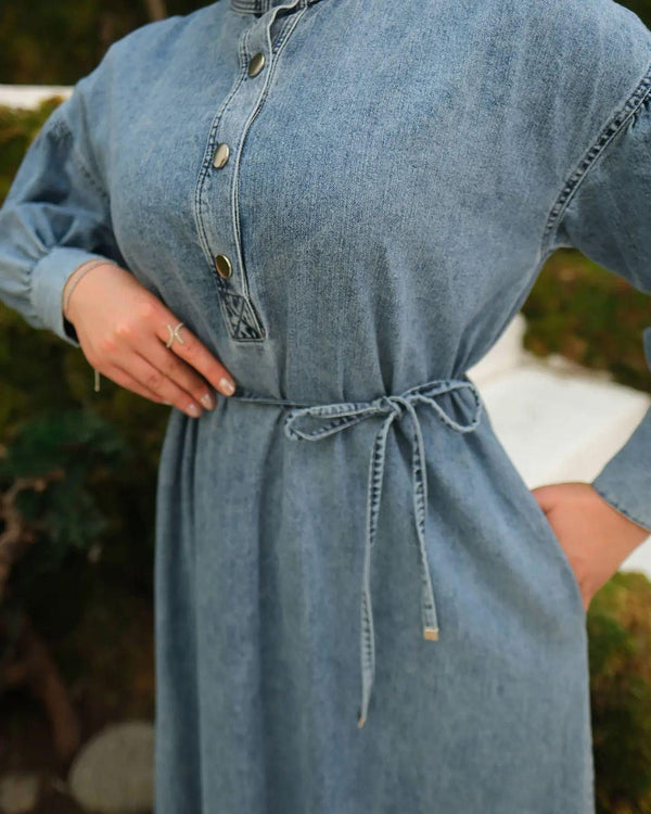 Denim dress