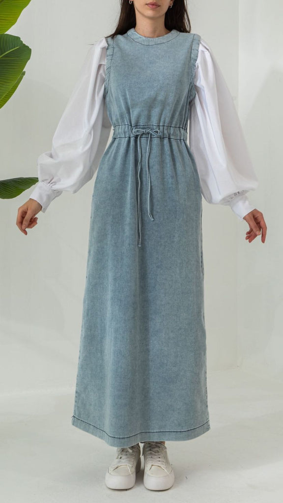 Denim Dress - Shirt Sleeves