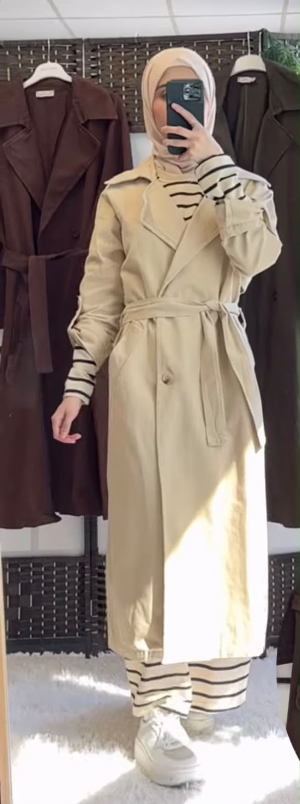 Classic Belted Trench Coat