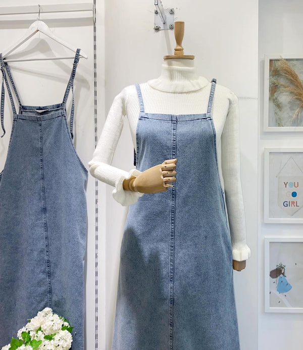 Denim Overall Dress