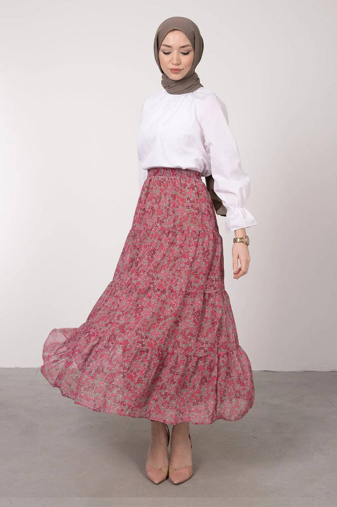 Chiffon Skirt - Elastic waist