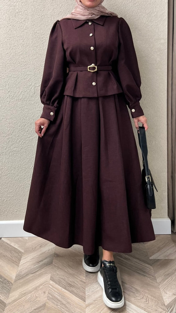 Women’s Two-Piece Set with Belt