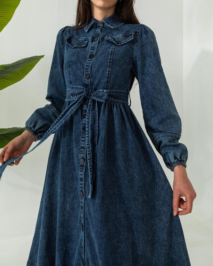 Denim Dress - Elegant || W23