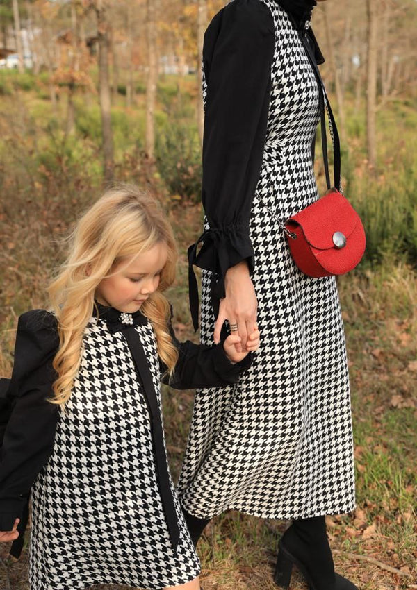 Houndstooth Dress for Mothers