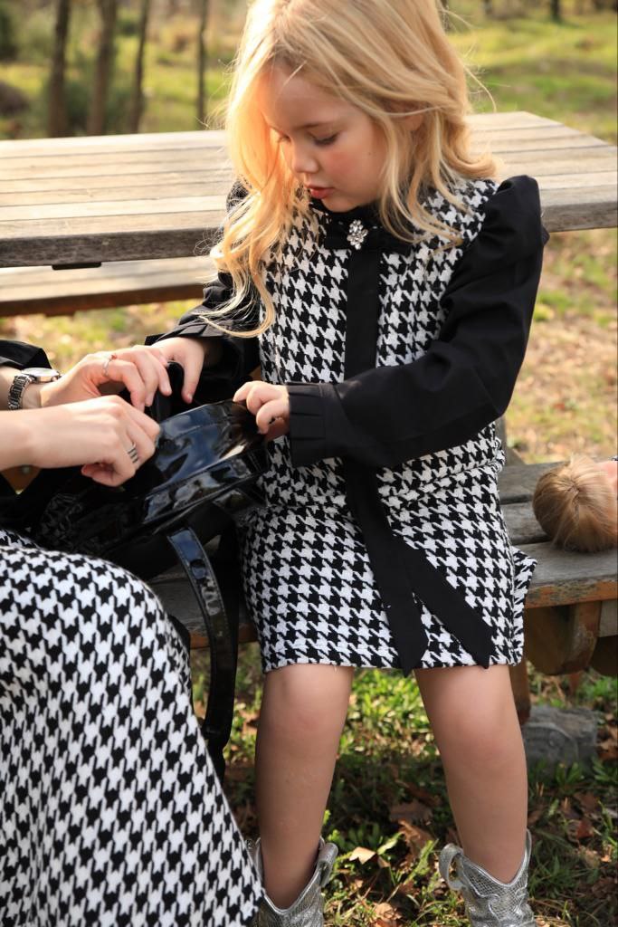 Houndstooth Dress for Mothers