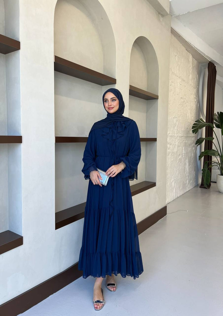 sachin and babi light blue dress La DoubleJ Modest Dresses for Women