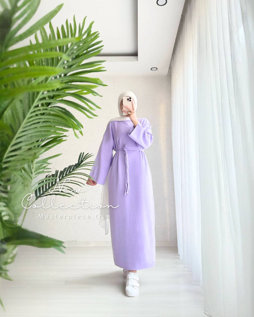Long Modest Knit Dress