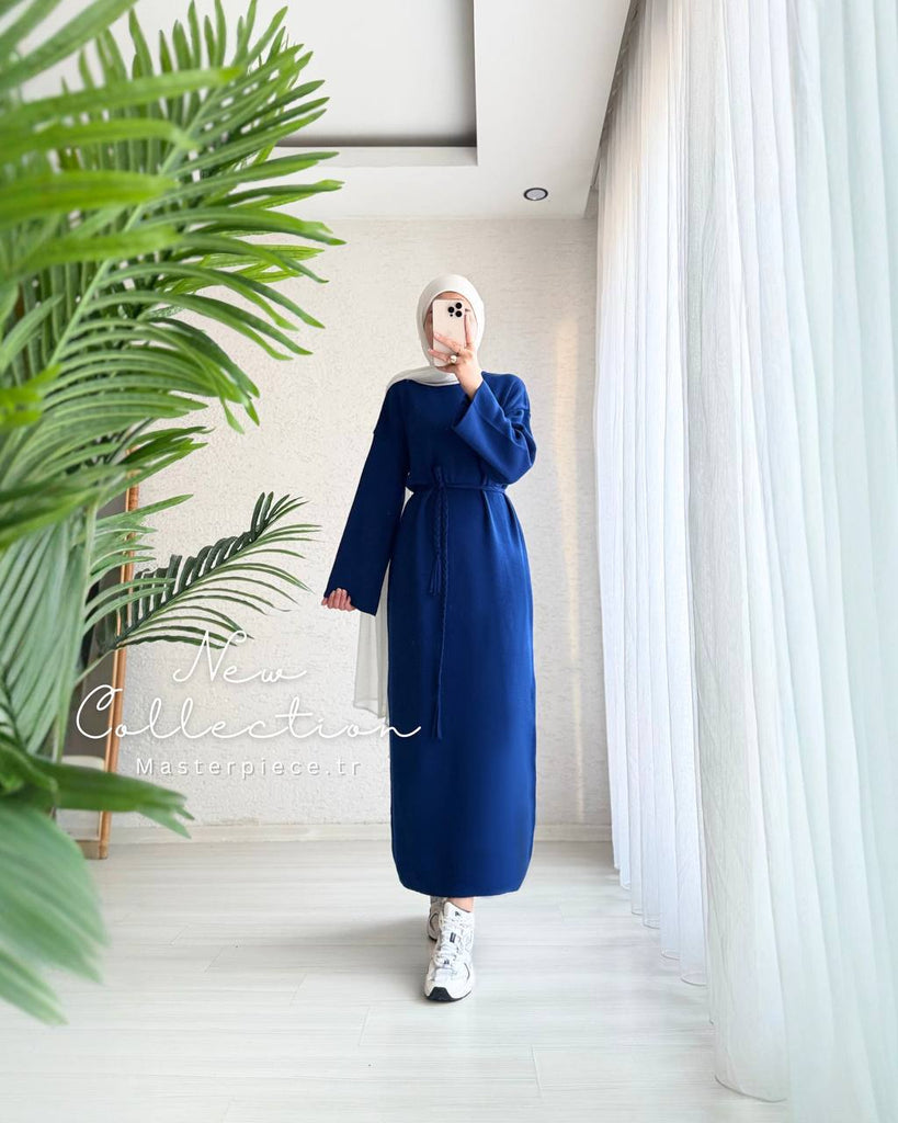 Long Modest Knit Dress