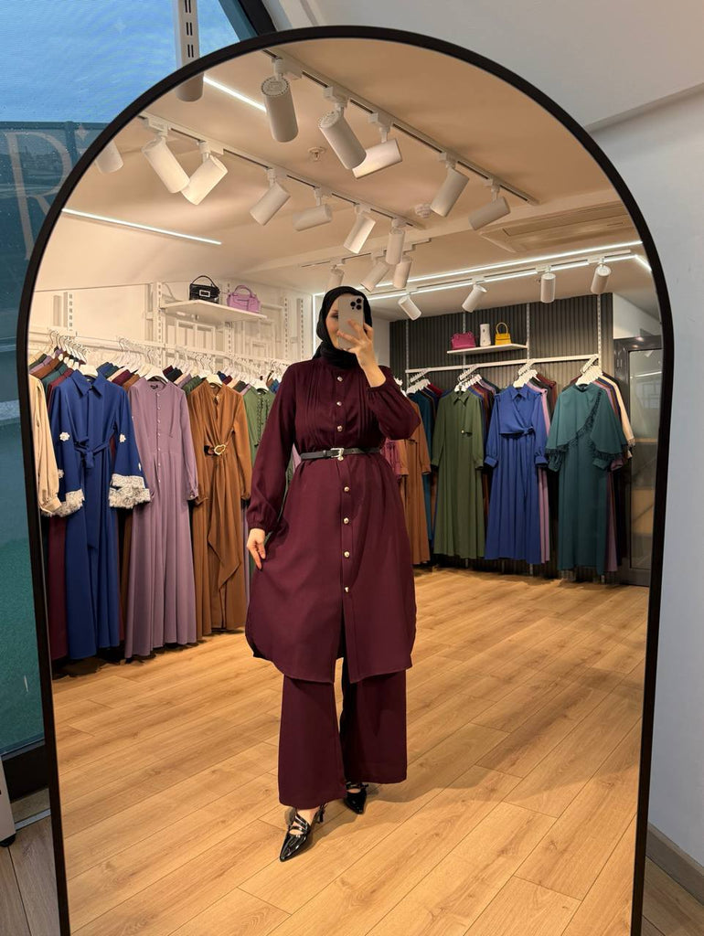 Elegant Modest Women’s Two-Piece Set