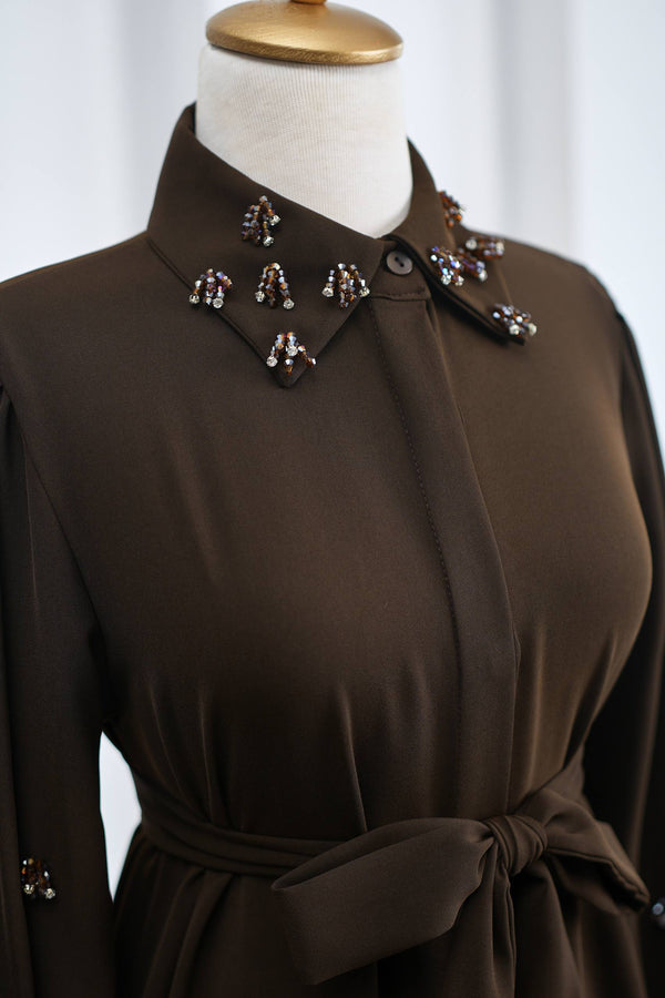 Elegant Embellished Abaya