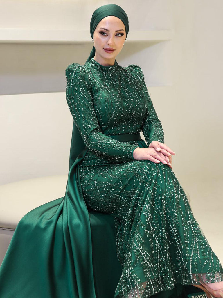 Knee Length Modest Evening Gowns Evening Gown Emerald Green Lace Nigerian Bridesmaid Dresses Modest Emerald Green Knee Length Modest Evening Gowns Evening Gown Emerald Green Lace Nigerian Bridesmaid Dresses Modest Emerald Green