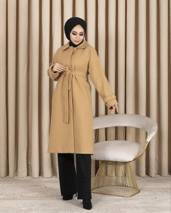 Warm Elegant Coat - Pockets